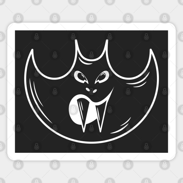 Vampire Bat | Halloween Bat Sticker by dkdesigns27